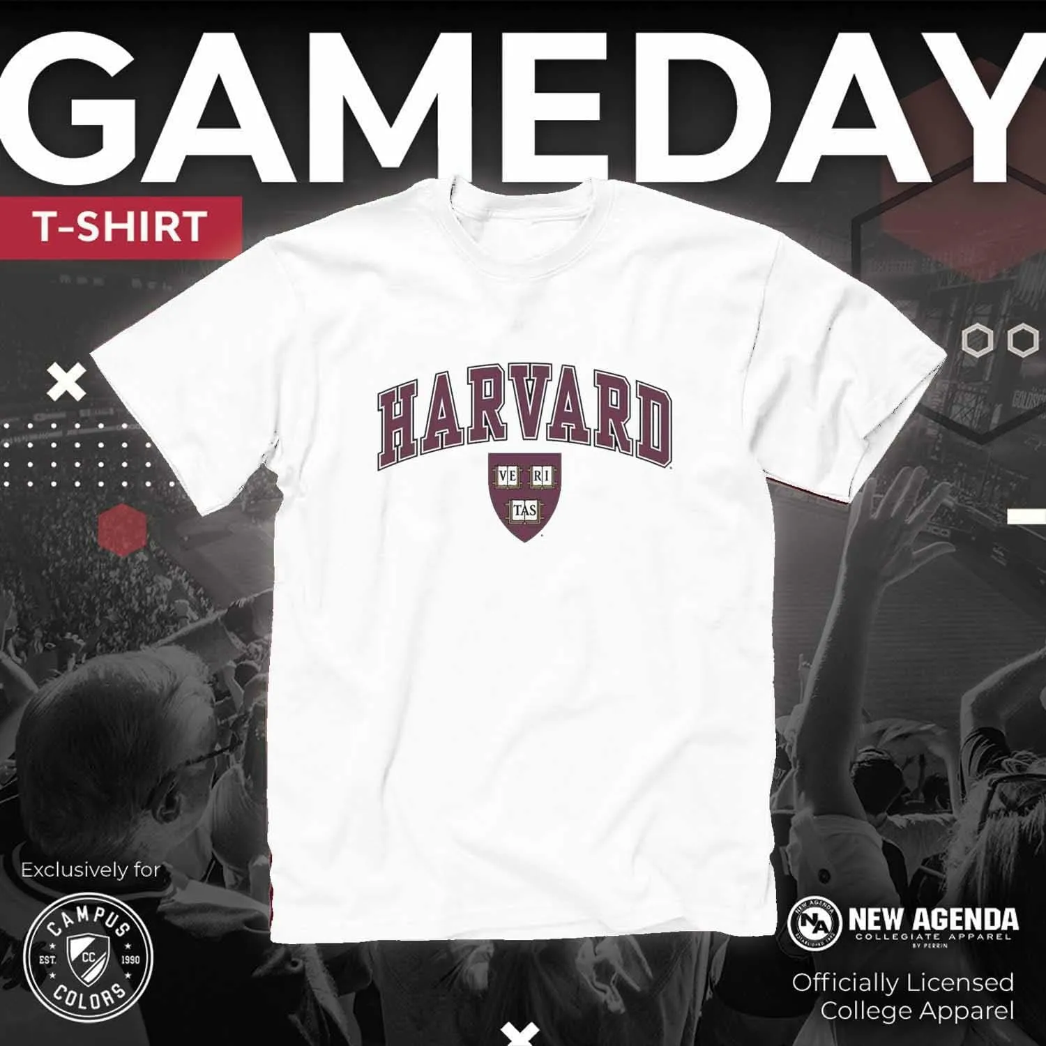 Campus Colors NCAA Adult Gameday Cotton T-Shirt