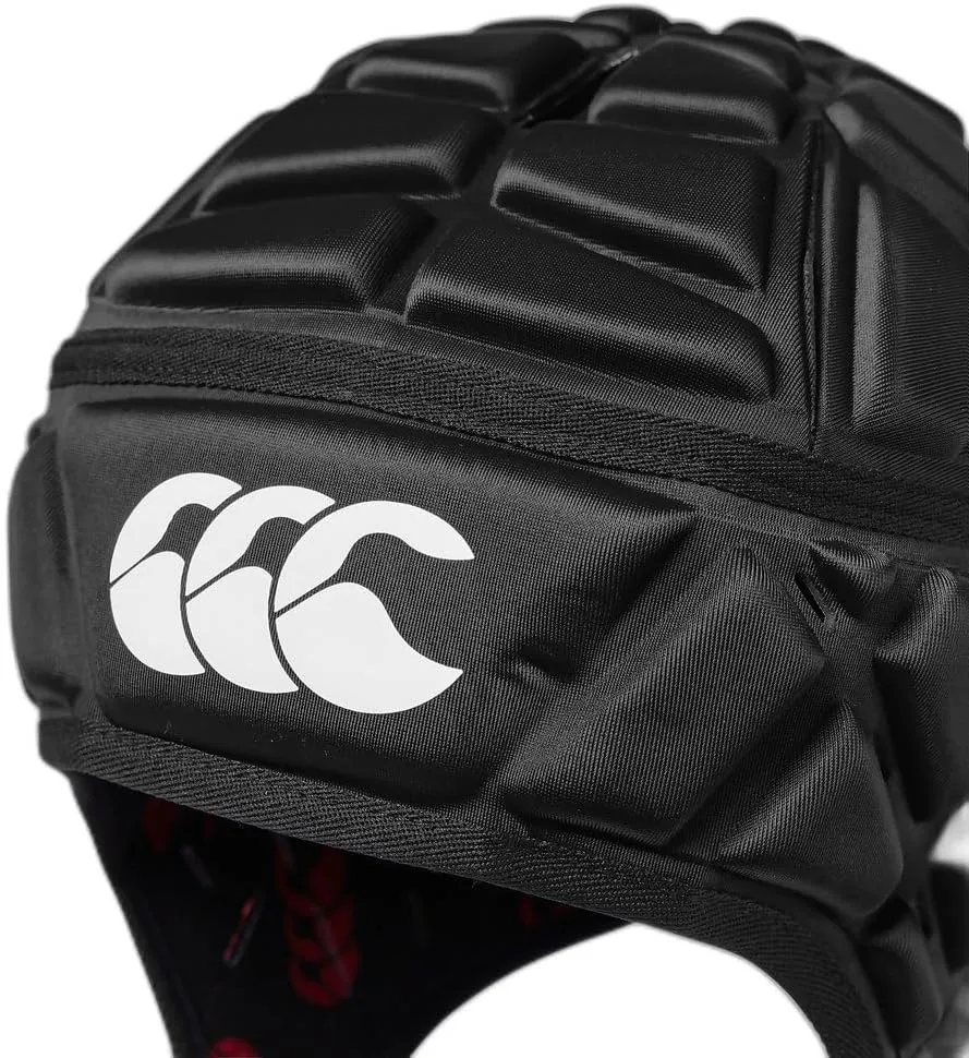 Canterbury CCC Rugby Raze Headguard, Scrum Cap, Full Coverage, Soft-Edged Chin Strap, Designed Holes Aid Ventilation, Foam Padding
