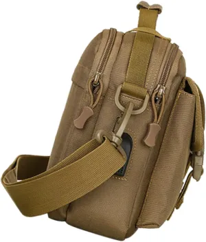 Capacity Fishing Tackle Bag for Men Sling Bag for Outdoor Activities Multiple Pockets for Easy Organization for Camping Hiking and Running Durable Construction Wolf
