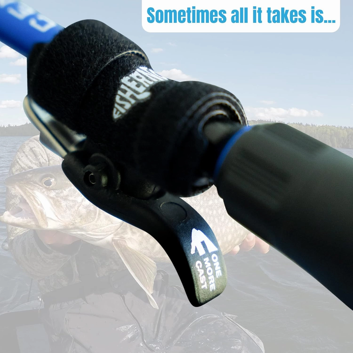 Cast Cannon Surf Fishing Trigger Aid – Bait Cannon Launcher, Protect Fingers & Hands, Durable Material for Smooth Casting – Easy to Use & Cast Farther