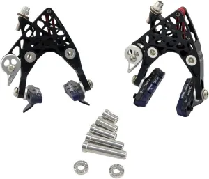 CB4 Road Bike Brake-Hill Calipers Brake Set (Front & Rear), Black, SK2663