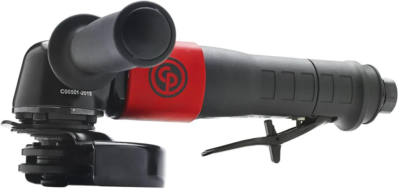 Chicago Pneumatic CP7545-B - Air Grinder Tool, Welder, Woodworking, Automotive Car Detailing, Stainless Steel Polisher, Heavy Duty, Right Angle Grinder, 4.5 Inch (115 mm), 1.13 HP/840W - 12000RPM