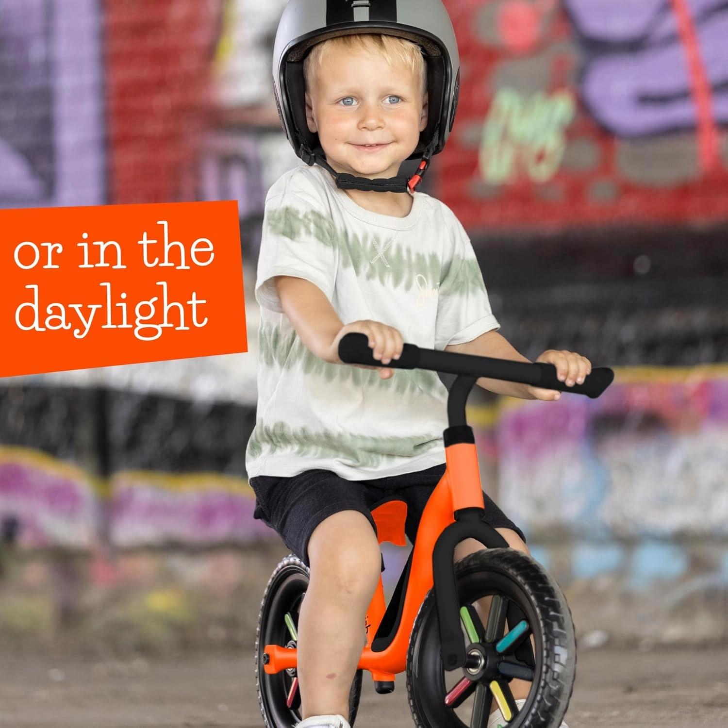 Chillafish Charlie Toddler Balance Bike, Lightweight 10-Inch Bike for Boys & Girls 2 to 4 Years Old, Adjustable Seat, Carry Handle & No-Puncture Tires