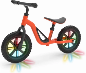 Chillafish Charlie Toddler Balance Bike, Lightweight 10-Inch Bike for Boys & Girls 2 to 4 Years Old, Adjustable Seat, Carry Handle & No-Puncture Tires