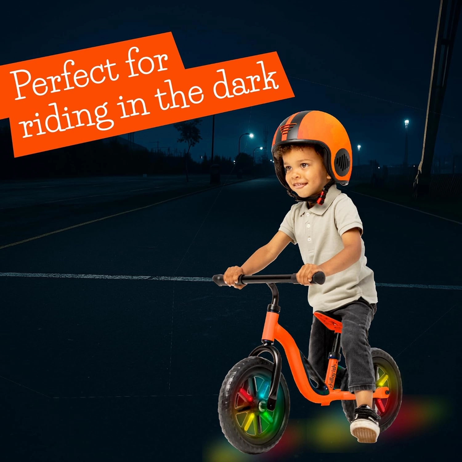 Chillafish Charlie Toddler Balance Bike, Lightweight 10-Inch Bike for Boys & Girls 2 to 4 Years Old, Adjustable Seat, Carry Handle & No-Puncture Tires