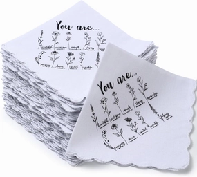 Christian Handkerchiefs for Women Men Gift Bulk Inspirational Religious Bible Verse Gift for Father's Day