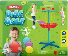 Chuckle & Roar - Family Disc Golf - Indoor or Outdoor - Fun and Family Friendly Introduction to Disc Golf - Safe and Durable - Ages 3 and Up