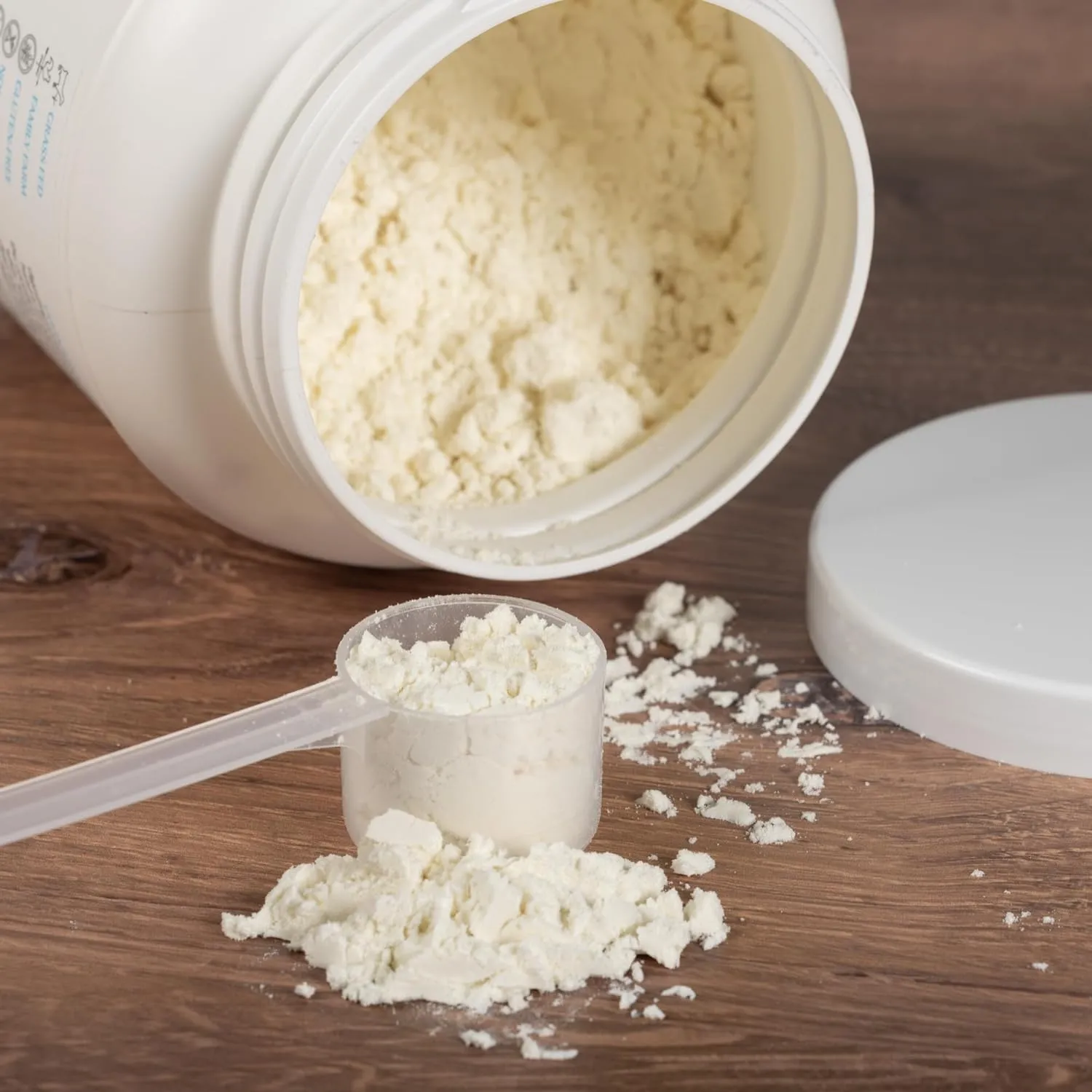 Clean Whey Protein | Grass-Fed Undenatured Goat Whey Protein Powder | 24 g Protein Per Serving, All Natural, Non-GMO, High in Branch Chain Amino Acids | Vanilla Bean | 15 Servings - 16 oz