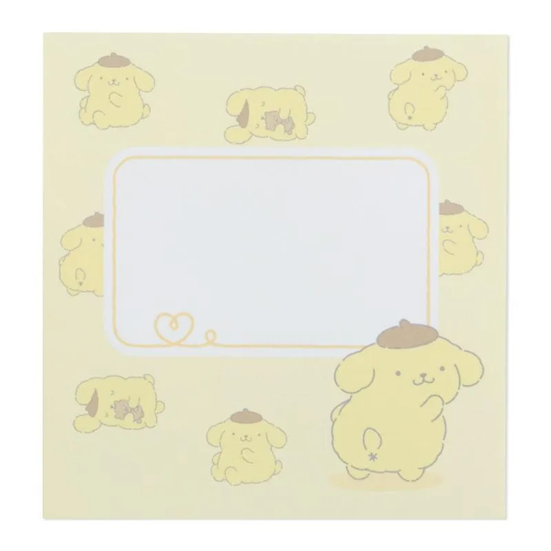 [Clearance]#[Sanrio] Plush Toy Design Stationery Series- Mini Letter Set -Pom Pom Purin [OCT 2023] Sanrio Original Japan