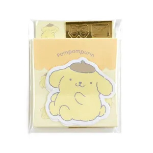 [Clearance]#[Sanrio] Plush Toy Design Stationery Series- Mini Letter Set -Pom Pom Purin [OCT 2023] Sanrio Original Japan