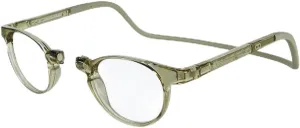 Clic Magnetic Reading Glasses for Men or Women, Soft Foldable Band, Computer Readers, Taku (S-XL)