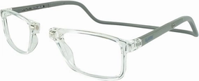 Clic Blue Light Blocking Magnetic Reading Glasses for Men or Women by Slastik, Soft Foldable Band, Computer Readers, Barat
