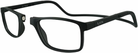 Clic Magnetic Reading Glasses for Men or Women, Soft Foldable Band, Computer Readers, Barat (S-XL)
