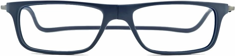 Clic Magnetic Reading Glasses for Men or Women, Soft Foldable Band, Computer Readers, Bodo (XL-XXL)