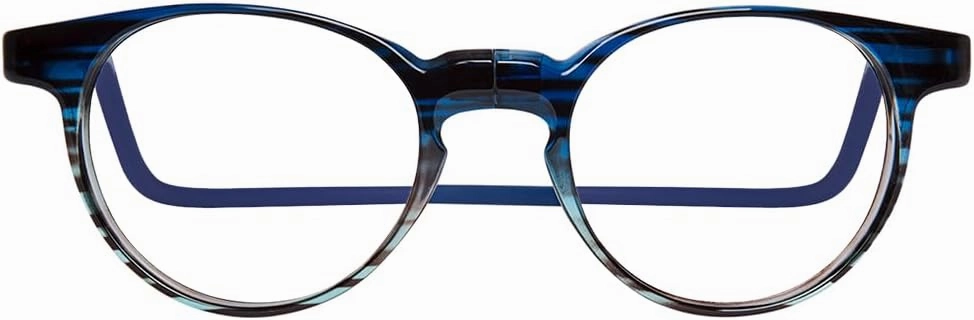 Clic Magnetic Reading Glasses for Men or Women, Soft Foldable Band, Computer Readers, Taku (S-XL)