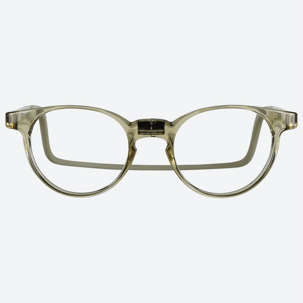 Clic Magnetic Reading Glasses for Men or Women, Soft Foldable Band, Computer Readers, Taku (S-XL)