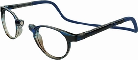 Clic Magnetic Reading Glasses for Men or Women, Soft Foldable Band, Computer Readers, Taku (S-XL)