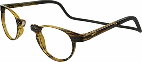 Clic Magnetic Reading Glasses for Men or Women, Soft Foldable Band, Computer Readers, Taku (S-XL)