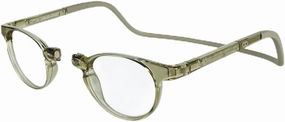 Clic Magnetic Reading Glasses for Men or Women, Soft Foldable Band, Computer Readers, Taku (S-XL)