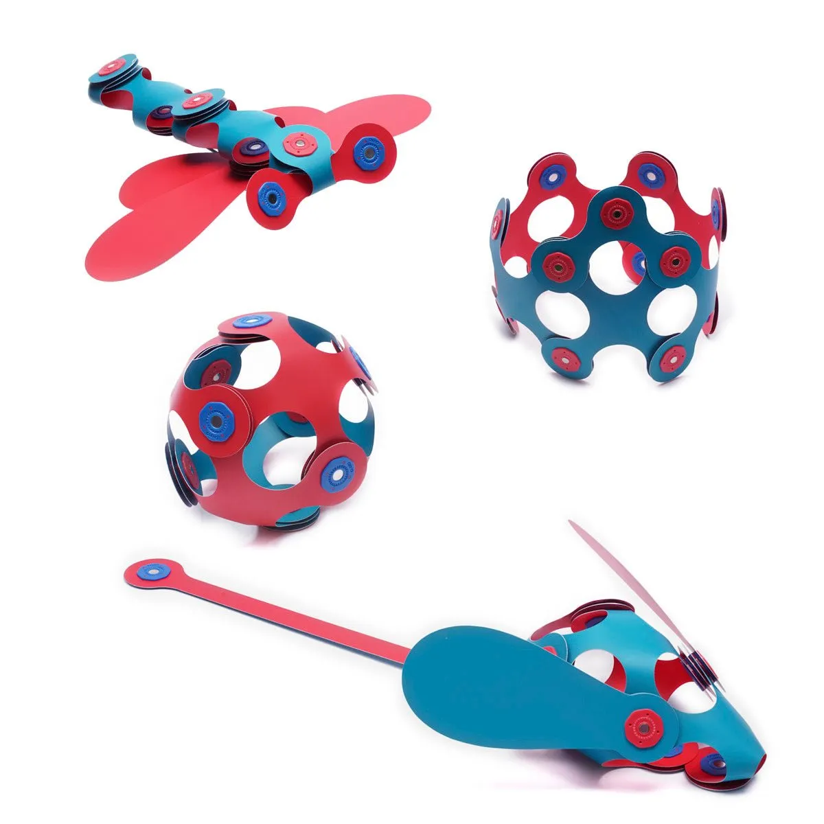 Clixo Itsy Pack Flamingo Turquoise 18 pieces