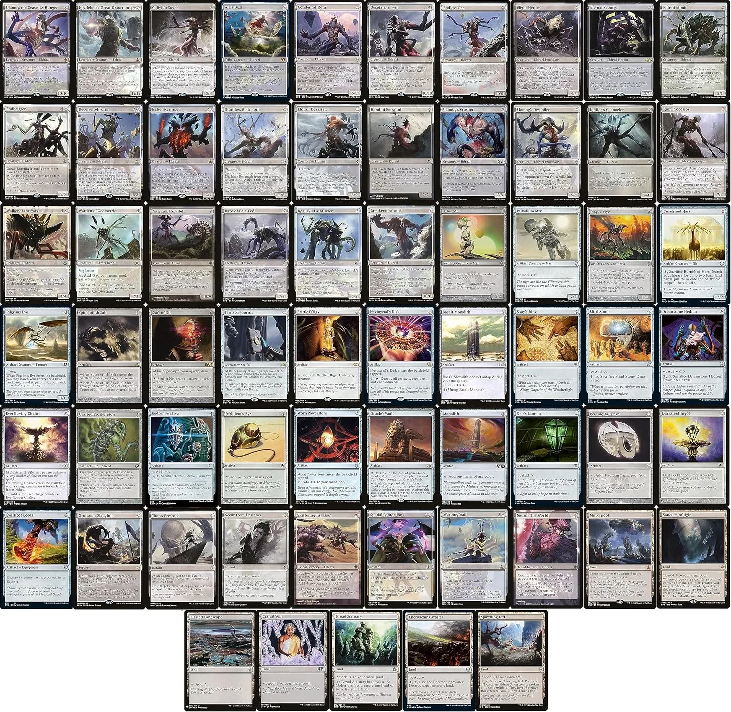 Colorless Eldrazi EDH Deck - Custom Built - Elite - MTG - Commander - 100 Card