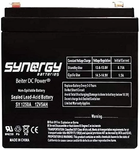 Compatible with the Enercell 23-945 12V 5Ah Rechargeable High Performance Sealed Lead Acid Battery – Professional Grade Rechargeable Last Longer than the Original Beiter DC Power