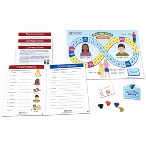 Contractions Learning Center Game - Grades 1-2