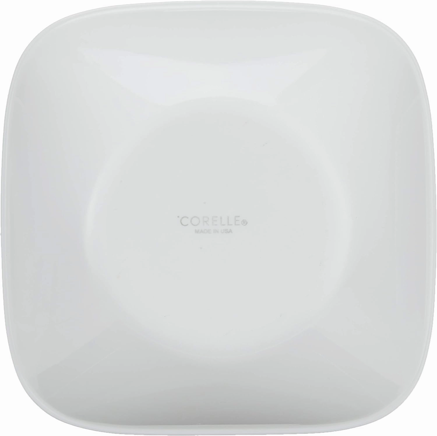 Corelle Vitrelle 18-Piece Service for 6 Dinnerware Set, Timber Shadows & Vitrelle 1-Qt Serving Bowl 2-Pack, Large Serving Bowl, Triple Layer Glass, White