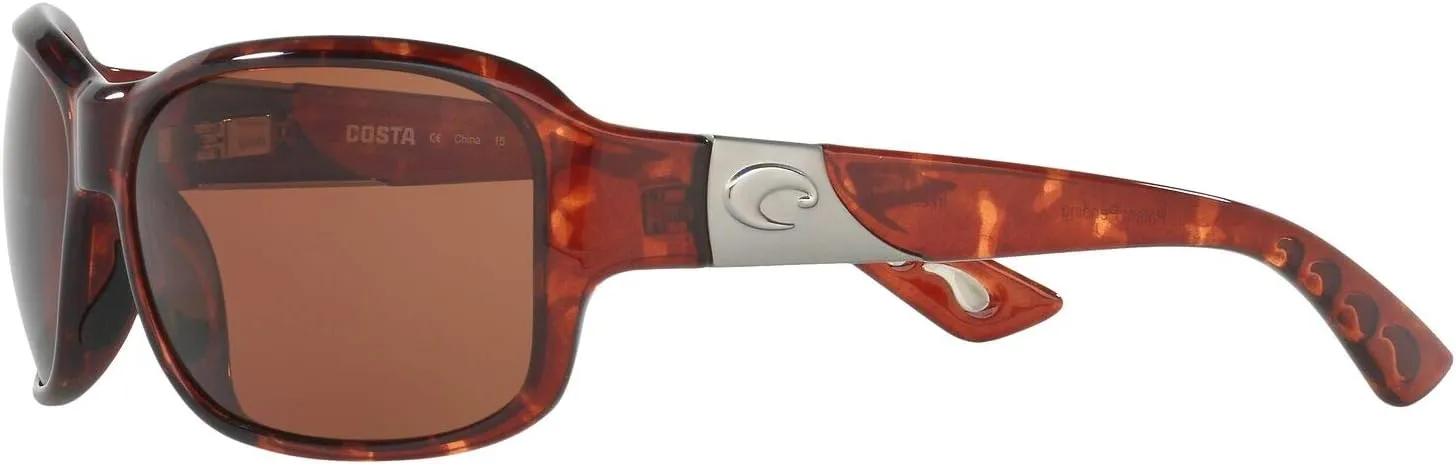 Costa Del Mar Women's Inlet Rectangular Sunglasses