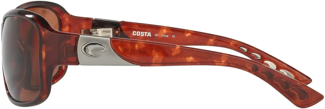 Costa Del Mar Women's Inlet Rectangular Sunglasses