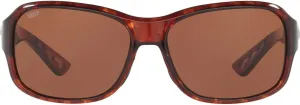 Costa Del Mar Women's Inlet Rectangular Sunglasses