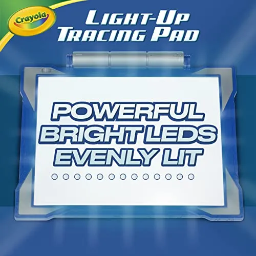 Crayola Light Up Tracing Pad Blue, Drawing Projector for Kids, Gift for Boys & Girls, Toys, Ages 6 