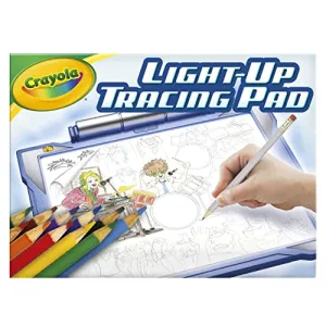Crayola Light Up Tracing Pad Blue, Drawing Projector for Kids, Gift for Boys & Girls, Toys, Ages 6 