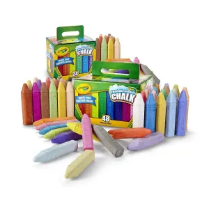 Crayola Washable Sidewalk Chalk - 48 Colors