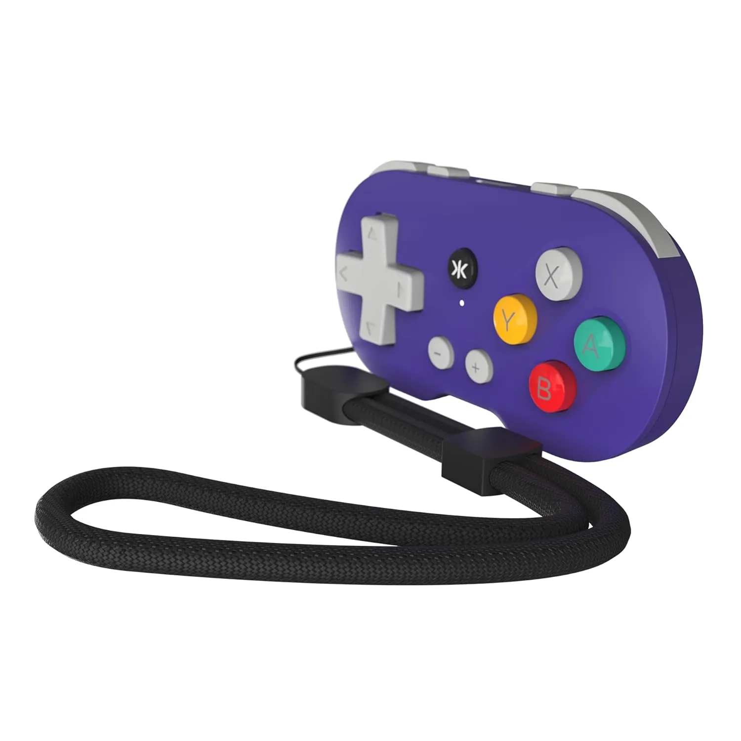 CRKD ATOM - Collectible Keychain Controller for Nintendo Switch, PC, Mac, Mobile and Smart TV (Retro Purple)