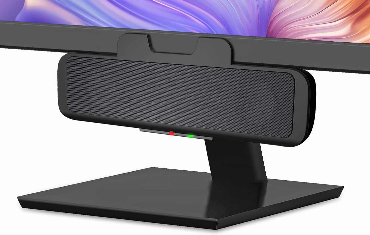 Cyber Acoustics USB Speaker Bar (CA-2890) – Stereo USB Powered Speaker, Easily Clamps to Monitor, Convenient Controls