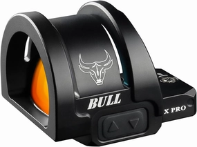 Cyelee Bull X PRO Drop Proof Large Lens Competition & Duty Red Dot Reflex Sight, Multi-Reticle 2 MOA Dot & 24 MOA Circle Dot Sight for RMR Footprint