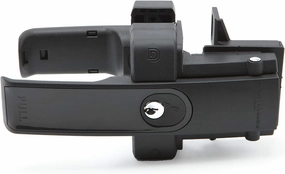 D&D Technologies LLMKDBT LokkLatch Magnetic, Dual Sided Push/Pull Gate Latch, Key Lockable on Both Sides of Gate, for Metal, Wood, and Vinyl Fences, Black