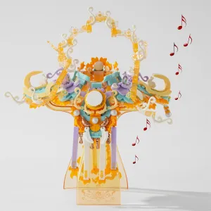 Daffodil Building Kit 776pcs with Gift Box， Art Building Set Toy, Gift for Adults and Kids (Daffodil Orange)