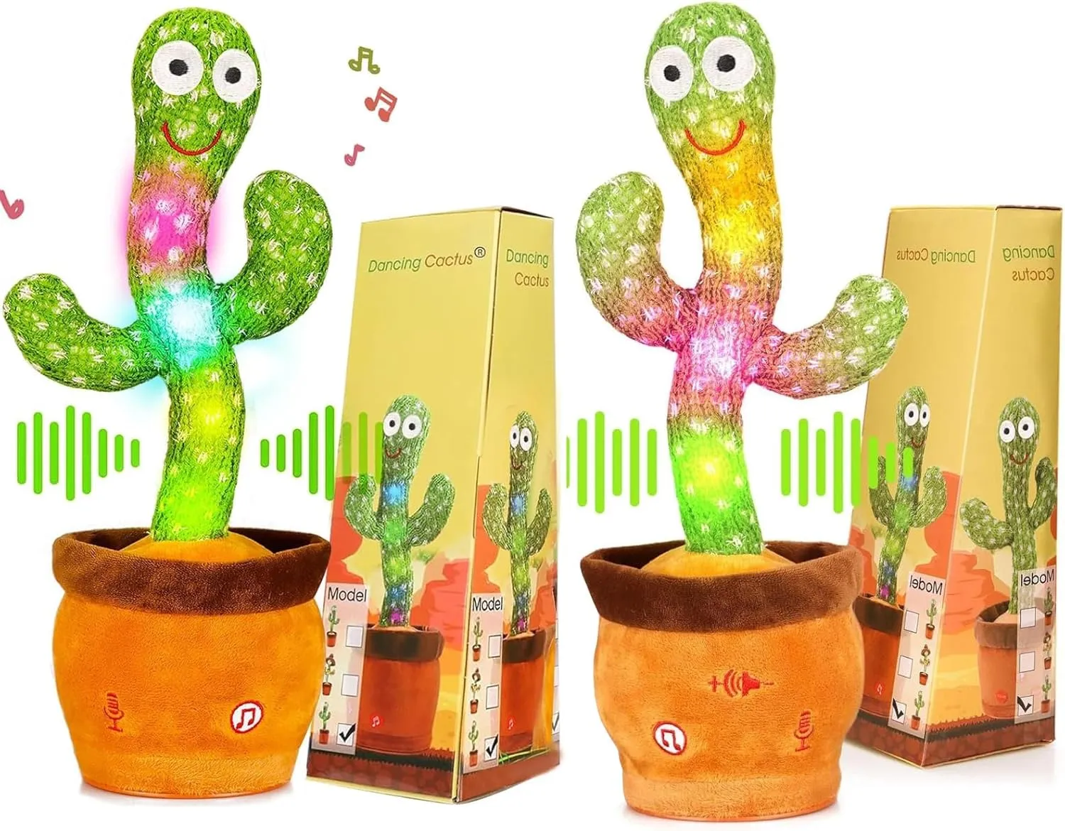 Dancing Cactus Baby Boy Toys Boys Girls，Cactus Baby Toys Dancing Cactus Mimicking Toys, Volume Adjustable Talking Cactus Toys Singing Cactus ，Talking Imitation Toys Glowing Musical Toys Children's Edu
