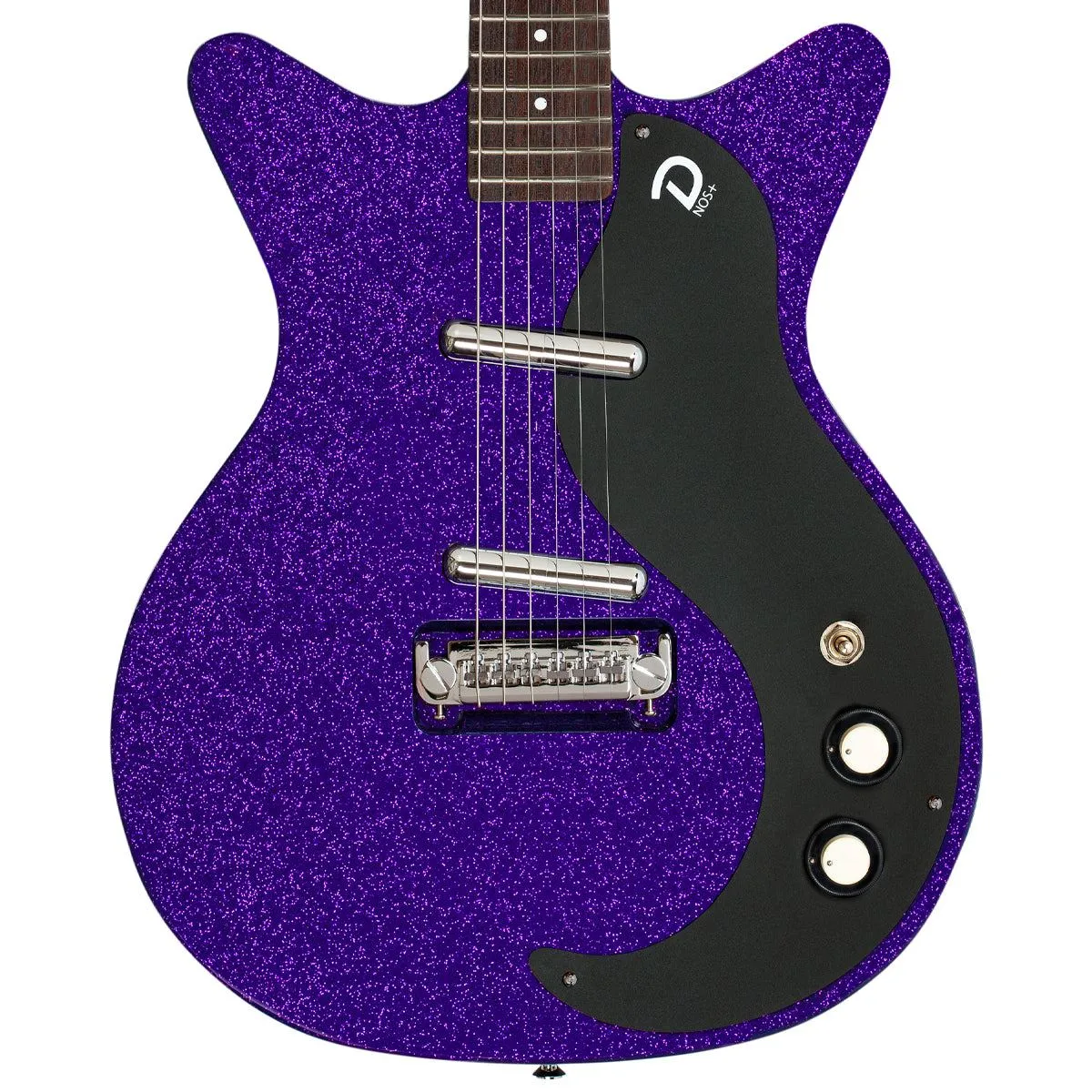 Danelectro Blackout 59 Guitar - Purple Metalflake
