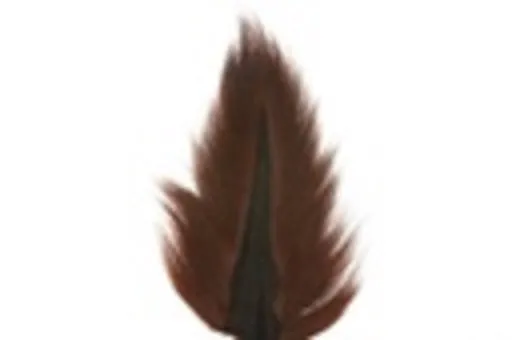 Deer Tails; Medium - Burnt Orange Bright