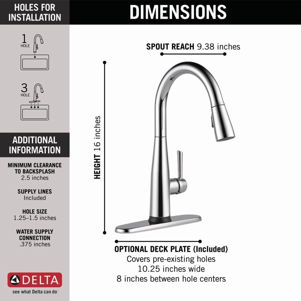 Delta 9113T-DST EssaÂ, Touch2O, Chrome