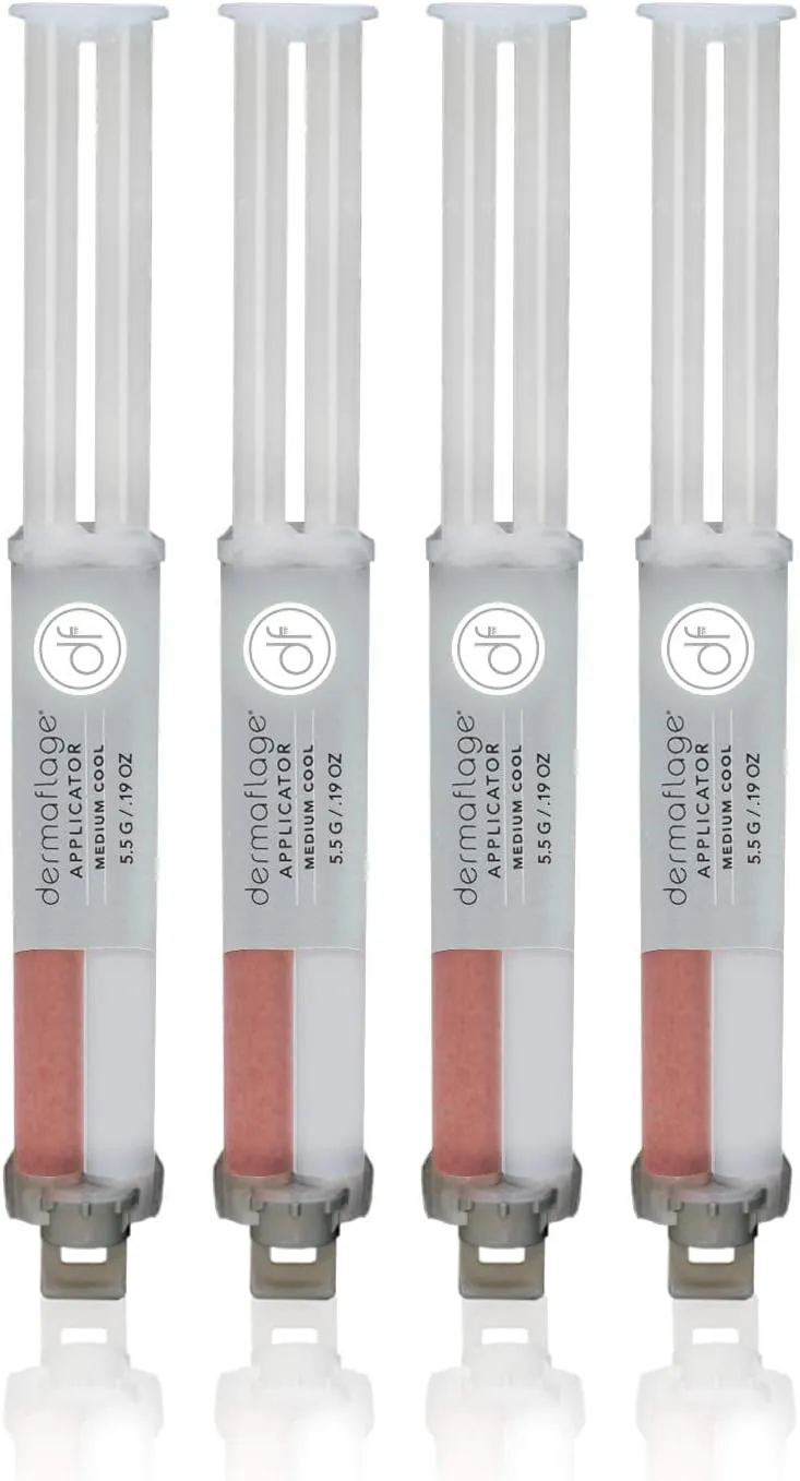 Dermaflage Scar Filler Refill, Mixing Tips for Topical Filler, and Pack of Application Tools Bundle
