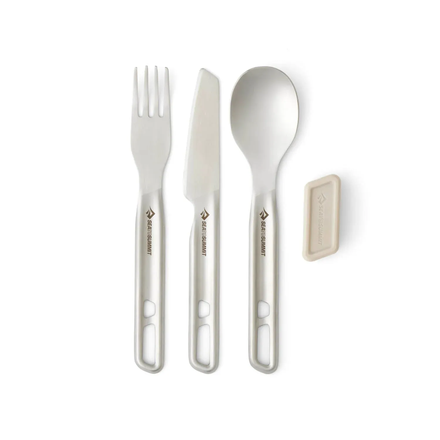 Detour Stainless Steel Cutlery Set - [3 Piece] Grey
