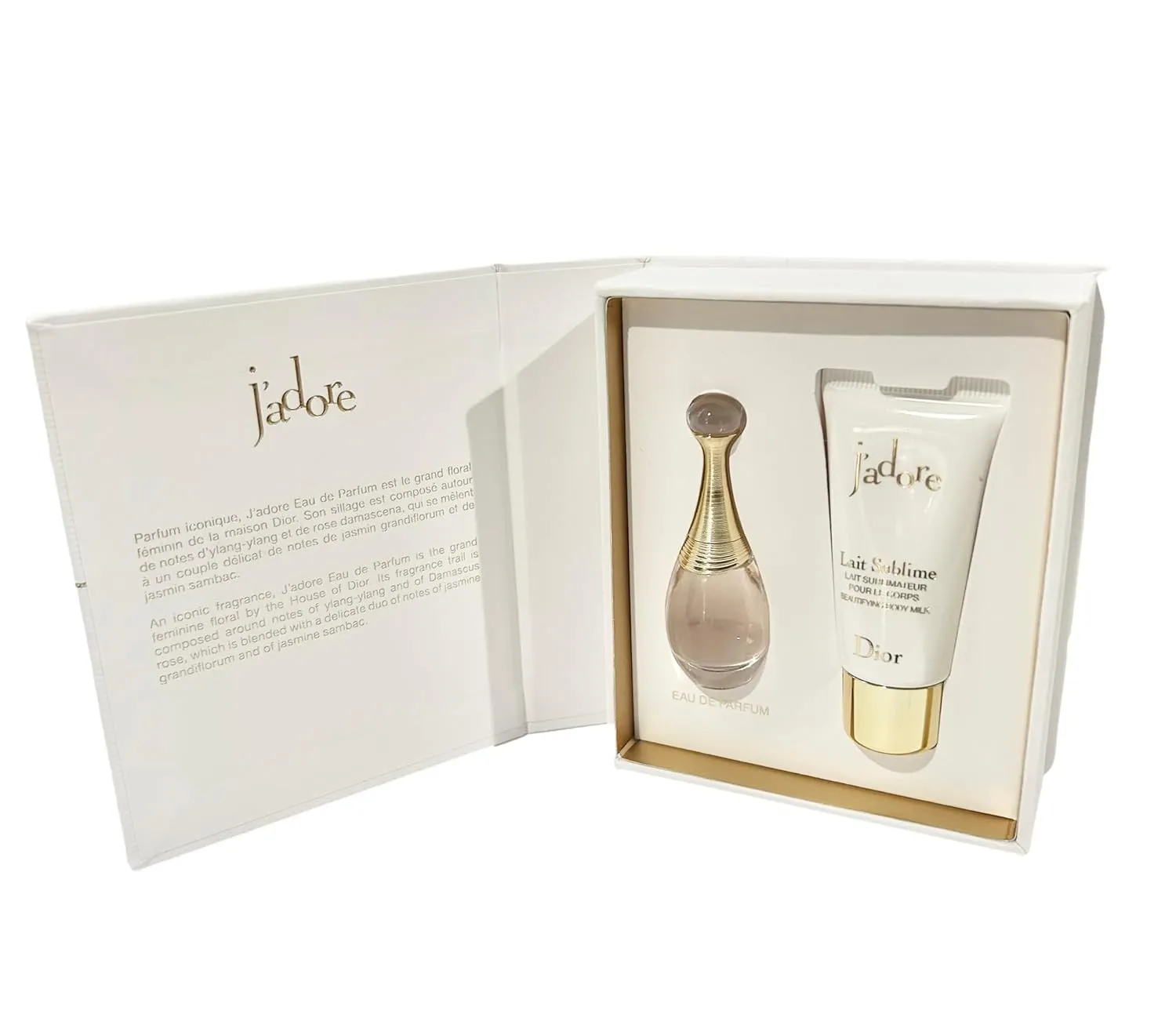 Dior J'adore Perfume for Women Mini Fragrance Gift Set EDP & Body Lotion Duo Travel Set