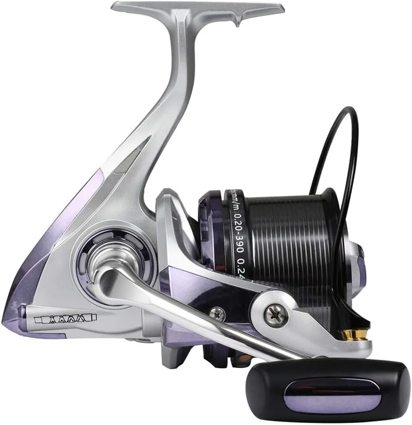 Diwa Spinning Fishing Reels 8000 10000 12000 Series Freshwater Saltwater Big-Game Fishing Surf Fishing 12 1 Stainless BB 70 LBS Max Drag Ultra Smooth Powerful Spool Durable Spinner Gear