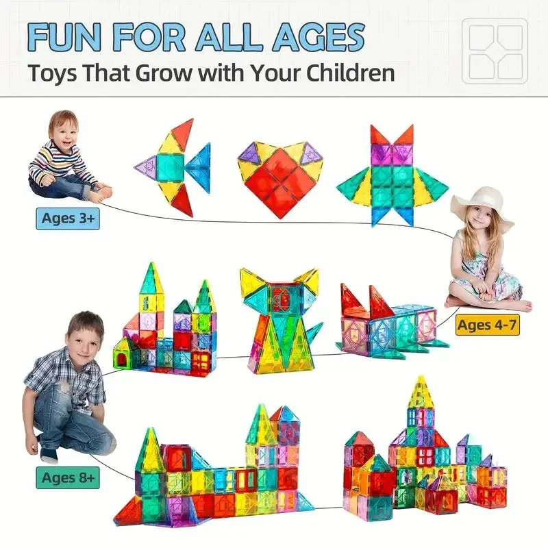 DIY Magnetic Blocks Tiles