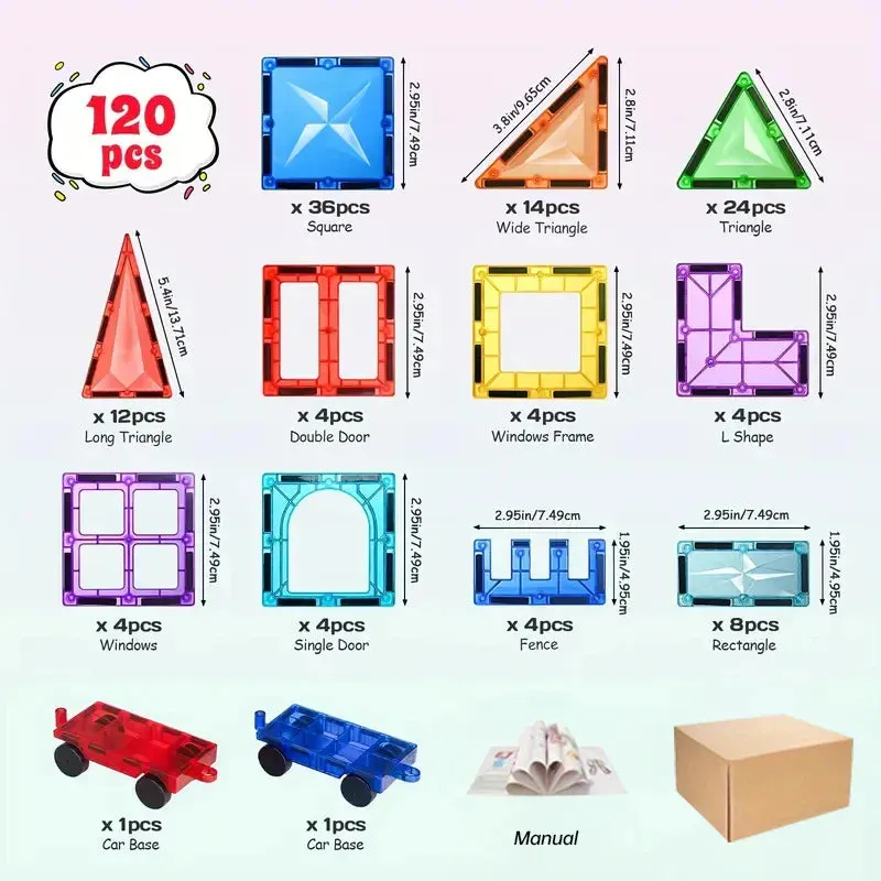 DIY Magnetic Blocks Tiles