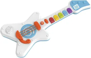 DOLLAR QUEEN Nothing But Fun Toys: My First Rock & Roll Guitar - Lights & Sounds Electric Toy, Musical Instrument, Strings & Button Play, Kids & Toddlers 18 Mo 